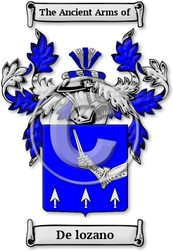 De lozano Family Crest Download (JPG) Legacy Series - 600 DPI
